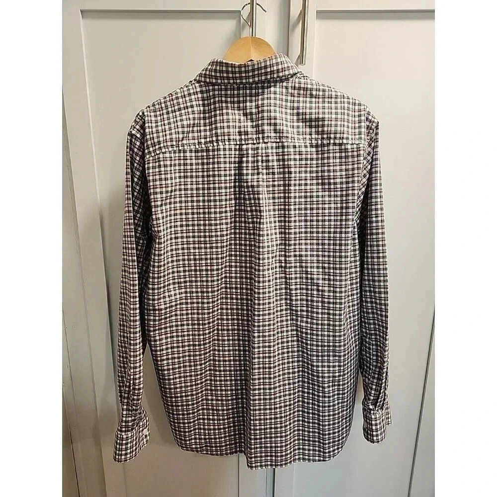 Vtg L.L. Bean Traditional Fit Men's Plaid Button Down Sz L Reg 100% Cotton - Picture 5 of 9